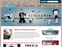 Tablet Screenshot of fleischerstudios.com